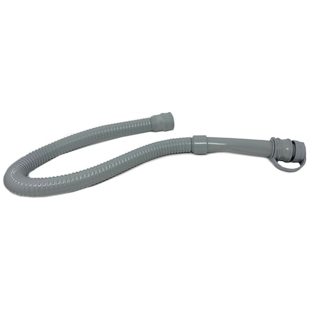 Gofer Parts Replacement Drain Hose W/ Squeeze Cuff & Drain Cap - Full Assembly For Nilfisk/Advance 56381924 GHSD15053